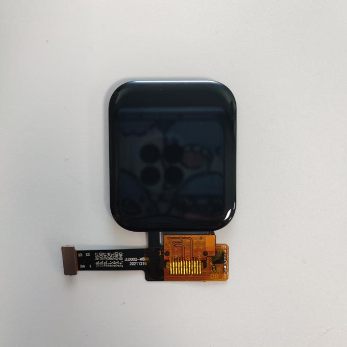 2.5D Rand gekrümmte Seite 1,3 Zoll TFT LCD mit CTP 240*240 SPI Schnittstelle Alle Blickwinkel 16 PIN FPC 0