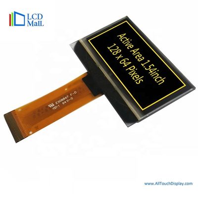 kaufen 1.54 Zoll Gelb OLED-Bildschirmmodul 128x64 TFT-Bildschirmmodul online manufacture