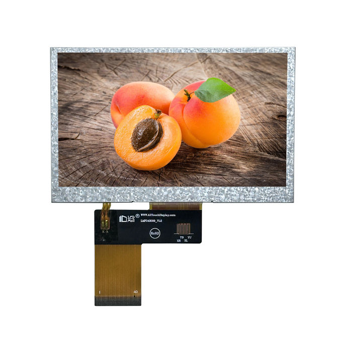 4.3" TFT-Übertragbar 480x272 280nits IPS Glas RGB 4,3-Zoll-LCD-Display mit OEM/ODM PCAB/CPT/RTP 2
