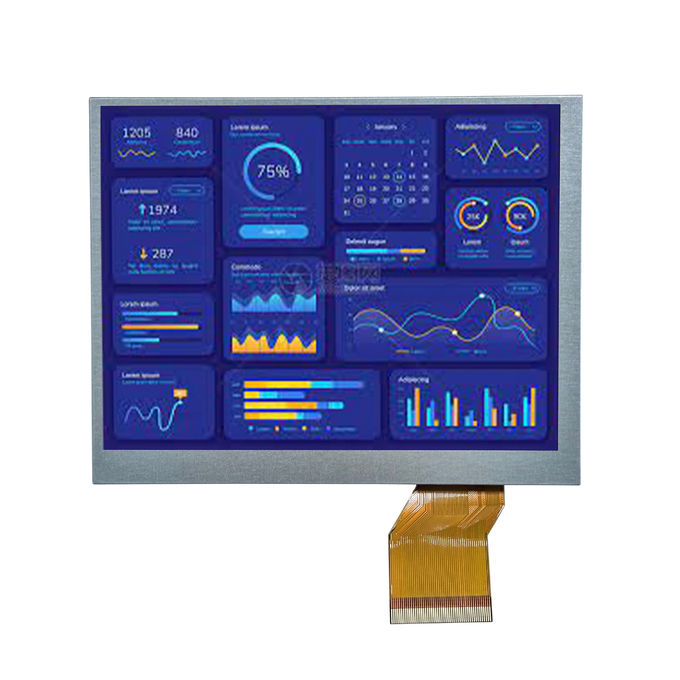 5.7 Zoll Industrial VGA TFT Display JD9168S RGB 640*480 mit benutzerdefiniertem Touchscreen Alle/IPS Ansichtsrichtung 0