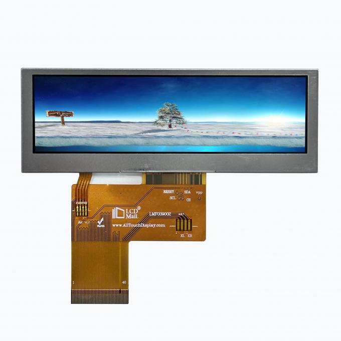 ILI6485D Antrieb IC 3,9 Zoll WQVGA LCD-Touchmodul benutzerdefiniertes Touchpanel 650cd/m2 Helligkeit 0