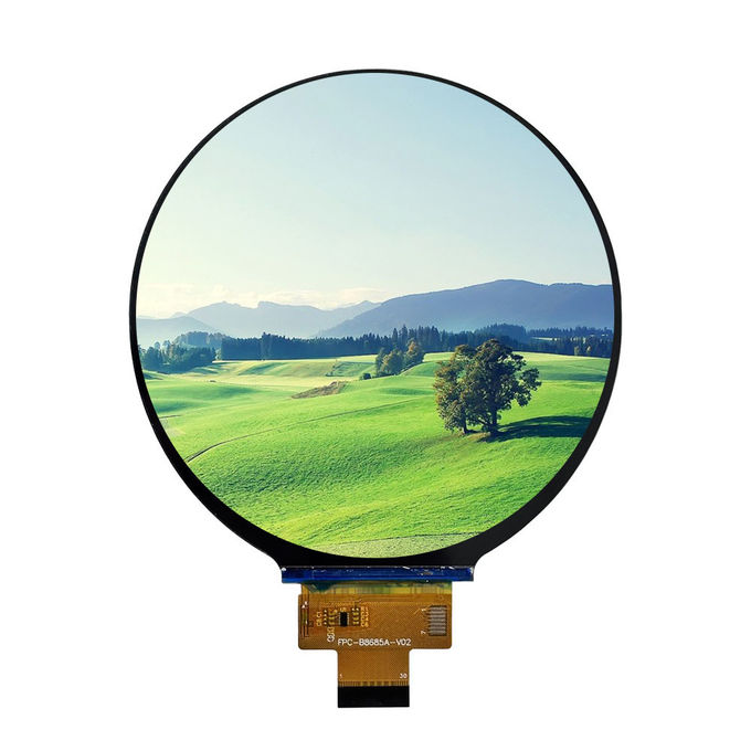 4.0 Zoll TFT-Rund-LCD-Display Ultra-klare Visuals mit ALL/IPS-Übertragung 20x720 Pixel 0