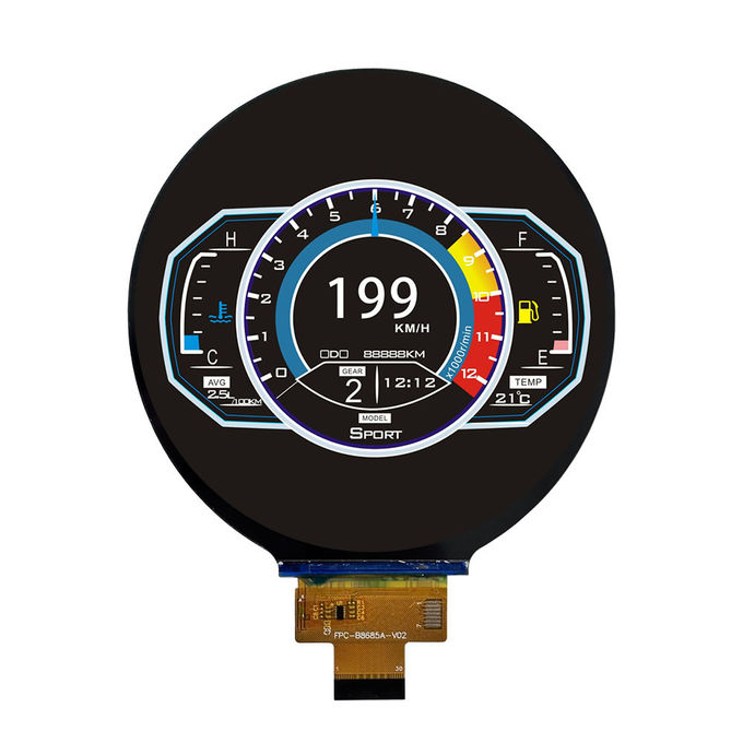 Hochfeste TFT-LCD-Modul mit 5S2P FPC-Anschluss VF 30±1.2V IF 40mA 0
